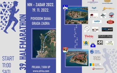 Polumaraton Nin-Zadar dobio međunarodni certifikat, prijave za 39. izdanje su u tijeku