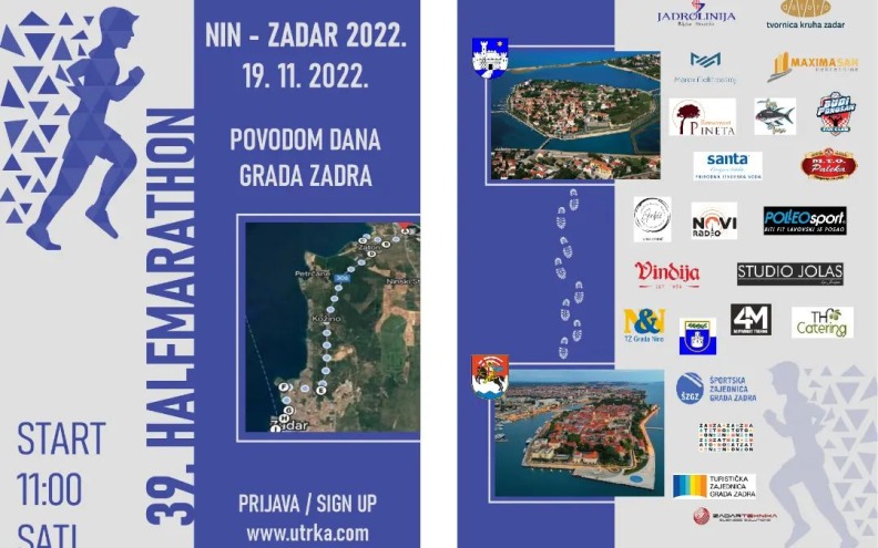 Polumaraton Nin-Zadar dobio međunarodni certifikat, prijave za 39. izdanje su u tijeku