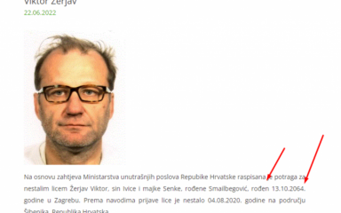 U Sarajevu pronađen Hrvat iz Šibenika koji je nestao prije dvije godine