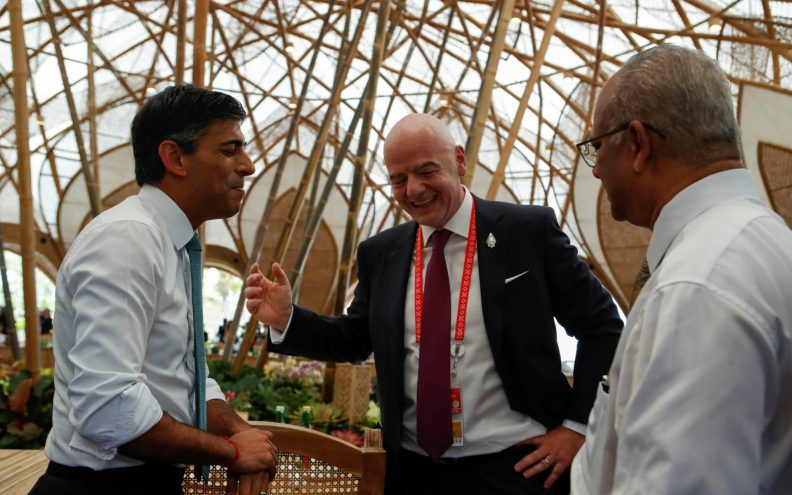 Gianni Infantino pozvao na prekid vatre u Ukrajini, predsjednik FIFA-e boravi na summitu G20