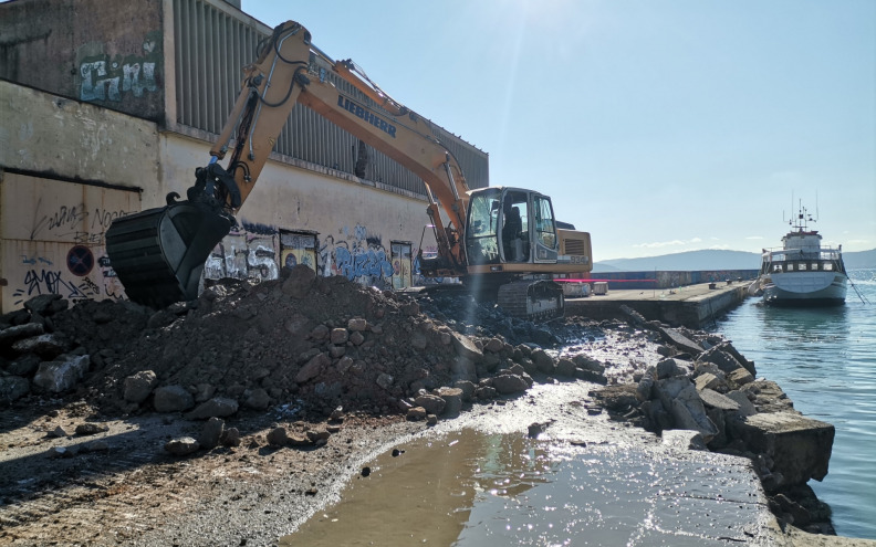 Sanacija gata i obalnog zida vrijedan 2 milijuna kuna