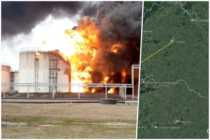 Skladište goriva napadnuto dronom duboko unutar ruskog teritorija