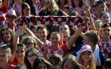 Veliki doček izbornika Dalića u Livnu