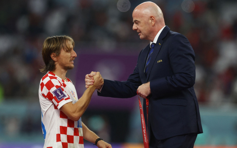 Infantino pismom čestitao Hrvatskoj na osvajanju brončanog odličja