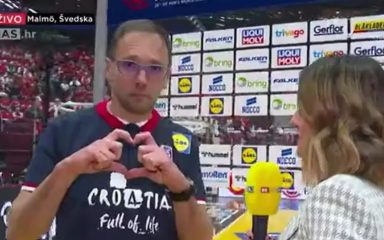 VIDEO Nevjerojatno ponašanje izbornika Hrvatske pred kamerama, na pitanje novinarke odlučio je otvarati usta bez ispuštenog glasa