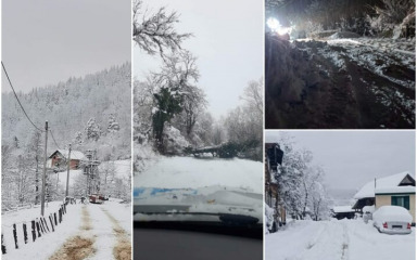 VIDEO/FOTO Zbog snijega sela oko Gline bez struje: “Katastrofa za ove ljude! Kontejneri se ohlade za 10 minuta”