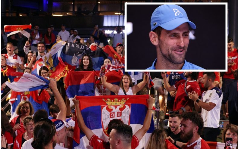 VIDEO Jedan od najvećih Đokovićevih navijača među uhićenima u Melbourneu, isticali su rusku zastavu s Putinovim likom
