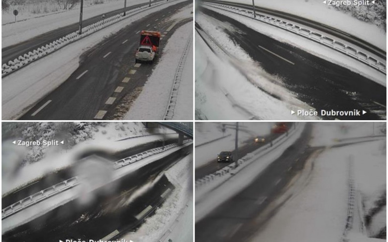 U Imotskom čak 25 centimetara snijega, ima ga i na otocima