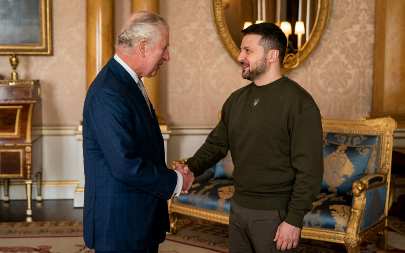 Britanski kralj primio Zelenskog: 