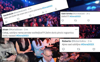 Evo i prvih reakcija s društvenih mreža na voditeljski trojac Dore: “Tek je počelo, a već je krindž”