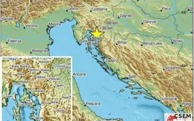 Potres magnitude 2.1 kod Novog Vinodolskog