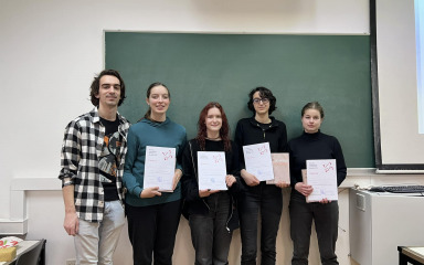 Stella Čolo u ekipi za Europsku matematičku olimpijadu za djevojke