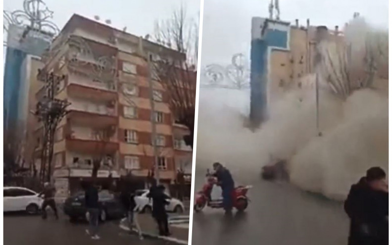 Cijela zgrada se srušila satima nakon potresa! U južnoj Turskoj više od 1700 srušenih građevina