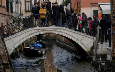 Presušili kanali u Veneciji