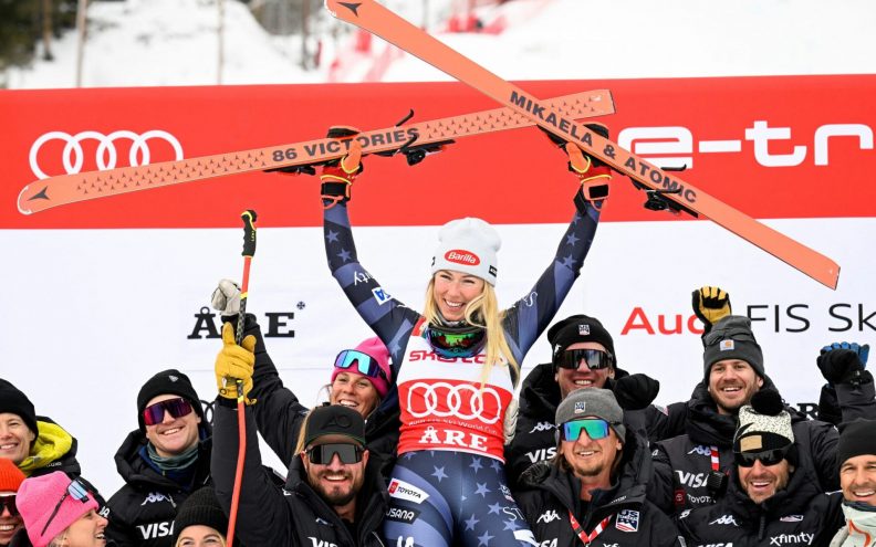 Mikaela Shiffrin pretekla Ingermara Stenmarka po broju pobjeda, Leona Popović završila osma u Areu