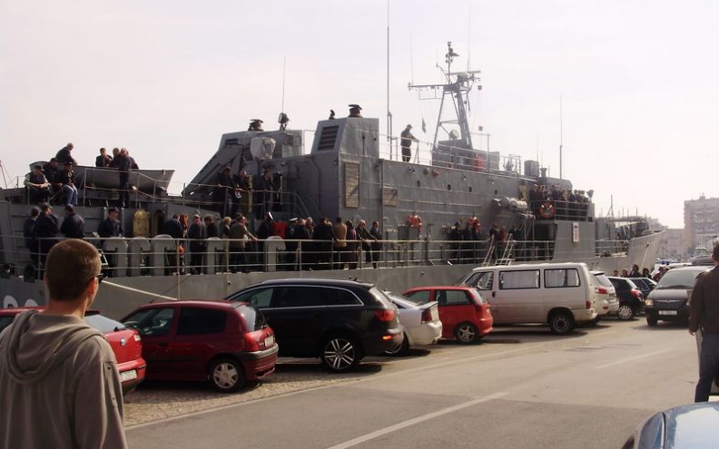 U gradsku luku uplovio brod Hrvatske ratne mornarice