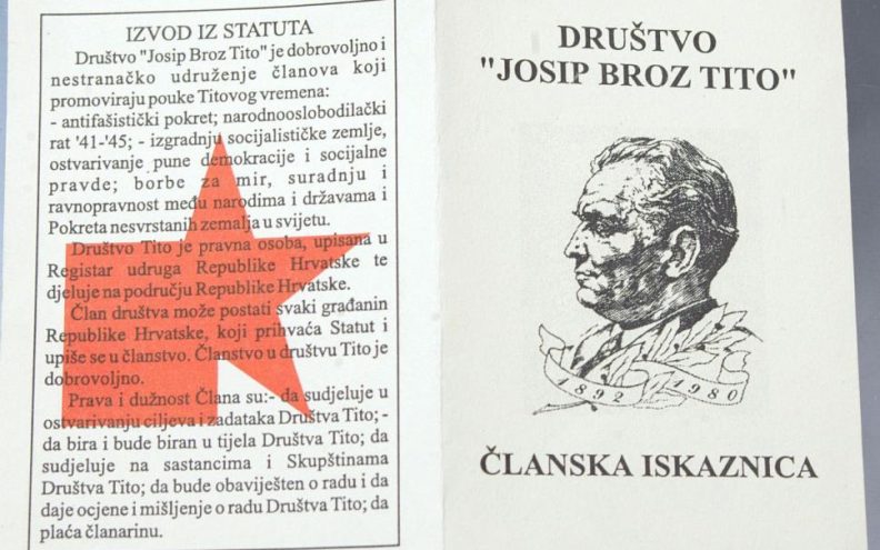 U društvo Josip Broz Tito učlanjeno stotinjak Zadrana