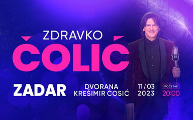 Zdravko Čolić večeras na Višnjiku pjeva ženama!