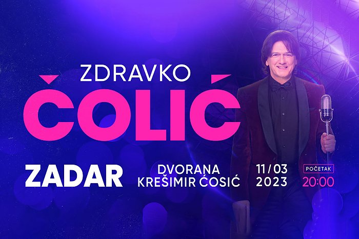 Zdravko Čolić večeras na Višnjiku pjeva ženama!