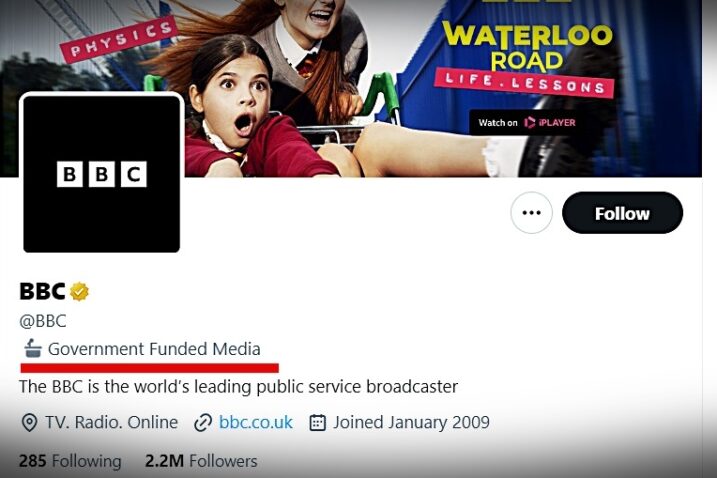 Twitter označio britanski BBC kao pristrani medij kojeg “financira vlast”