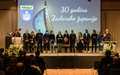Zadarska županija nagradila trud, talent i požrtvovnost