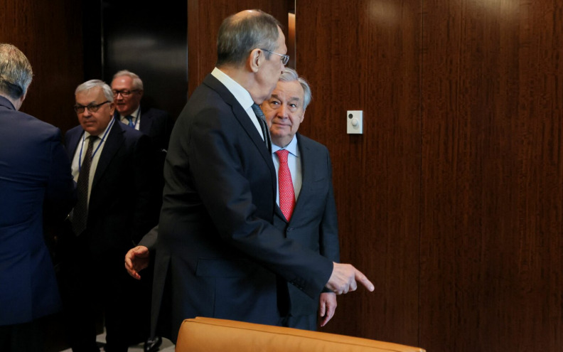 Guterres se susreo s Lavrovom pa mu uručio pismo za Putina