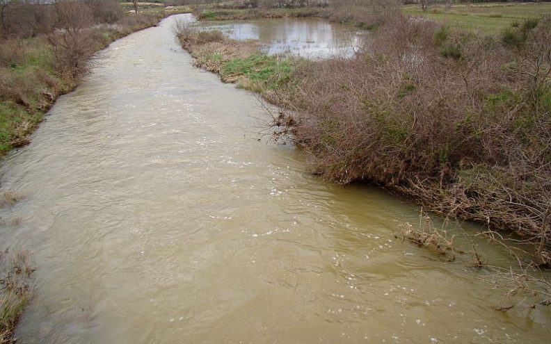 Poplavljena polja oko Nina
