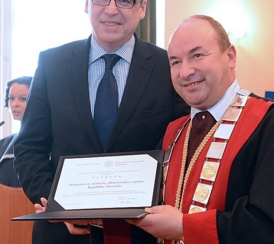 Jovanović primio nagradu Sveučilišta u Zadru