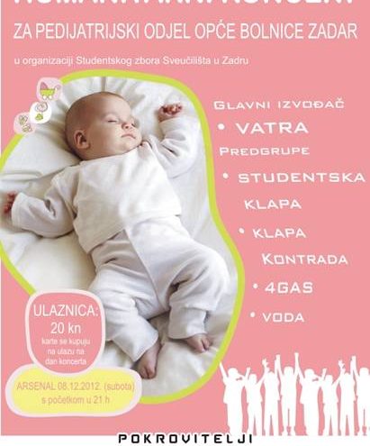 Studenti pomažu Pedijatrijskom odjelu Opće bolnice Zadar