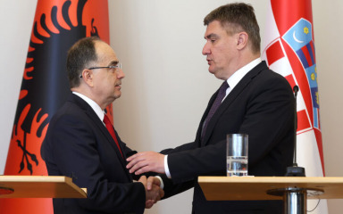 Milanović primio predsjednika Albanije prije dolaska u Zadar