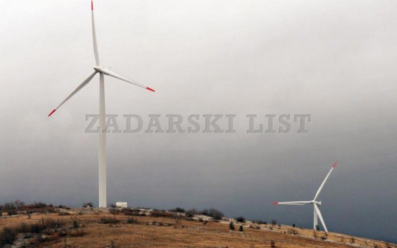 U vjetroelektrane na zadarskom području dosad uloženo sto milijuna eura