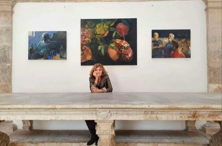 Zadarska Liga protiv raka u Gradskoj loži organizirala izložbu svjetski poznate akademske slikarice Elle Fleš