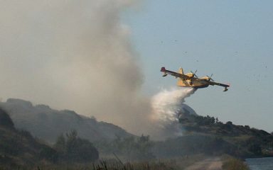 Požar na području Otavica kod Drniša