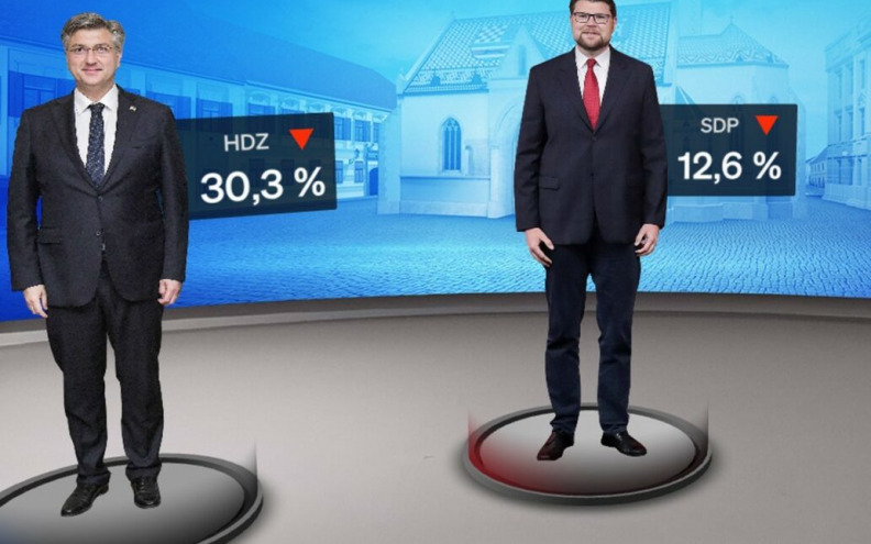 Više od 30 posto ispitanika glas bi dalo HDZ-u, tek 13 posto SDP-u