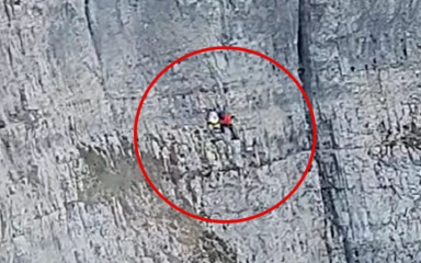 Spašena hrvatska planinarka koja je satima visila s 400 metara visoke litice