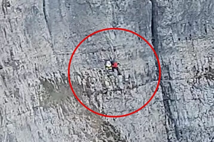 Spašena hrvatska planinarka koja je satima visila s 400 metara visoke litice