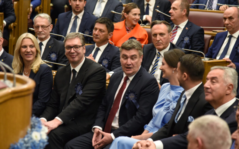 Milanović i Vučić sjedili zajedno na inauguraciji novog crnogorskog predsjednika