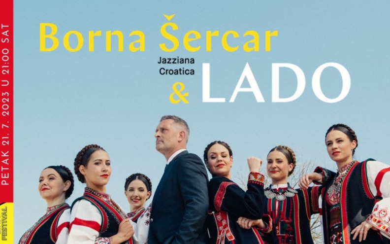 Borna Šercar's Jazziana Croatica i Ansambl LADO nastupaju u Otočcu