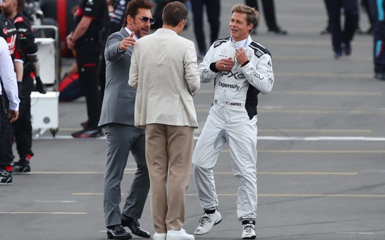 Brad Pitt snima film o Formuli 1, a nakon staze Silverstone kaže: ‘Malo mi se sad vrti, moram priznati”‘