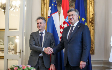 Plenković i Golob se složili da arbitražu treba maknuti iz dnevne politike