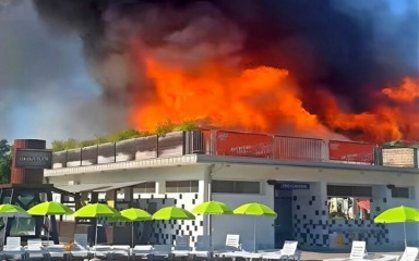 VIDEO U slovenskim termama uz hrvatsku granicu izbio velik požar: “Izgorjelo je krovište”
