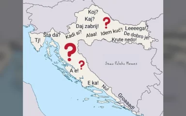 Karta s “najiritantnijim izrazima Hrvatske” pravi je hit