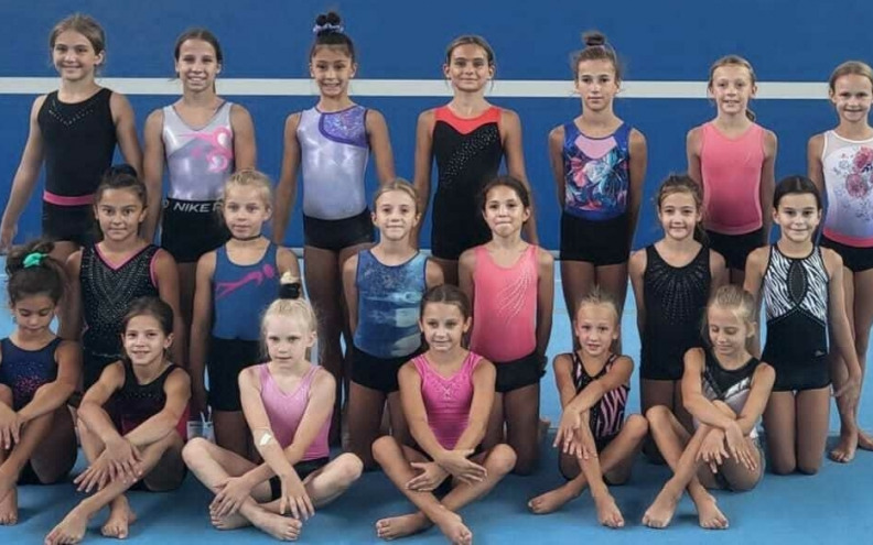 Gimnastički klub Salto: Devet Zadranki na pripremama