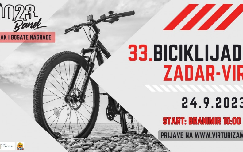 Krenule prijave za tradicionalnu biciklističku manifestaciju Zadar - Vir