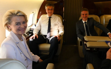 Premijer Plenković leti na Maltu u društvu Ursule von der Leyen i Roberta Goloba