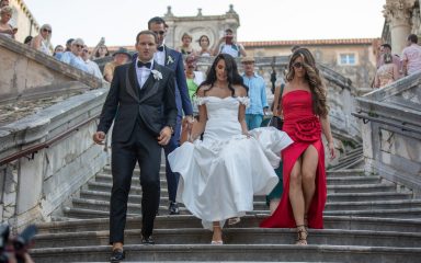 Bojan Bogdanović i Zrinka crkveno se vjenčali u Dubrovniku