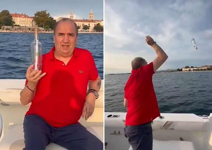 Grdović, ribari i skiperi pobacali boce s porukama u more