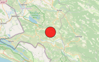 Poprilično jak potres pogodio područje Metkovića