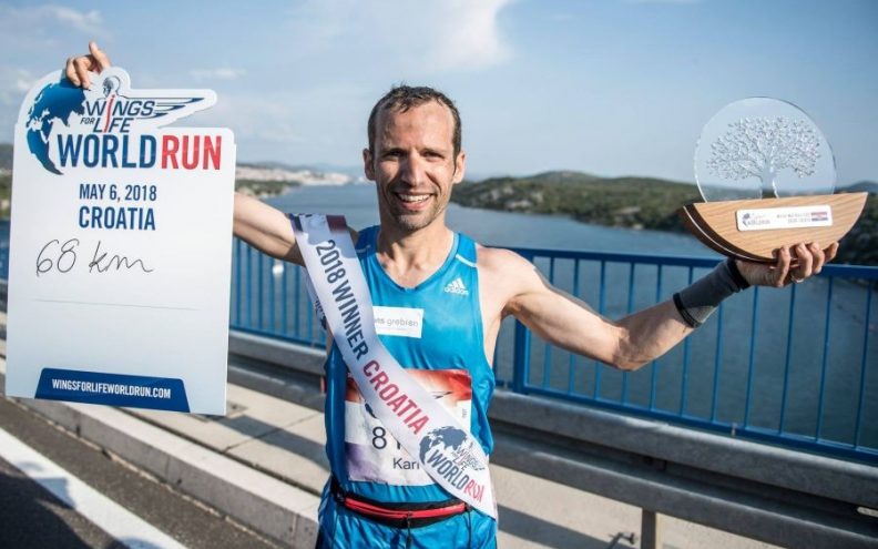 Austrijanac Karl Aumayr pobjednik zadarske utrke Wings for Life s pretrčanih 68,01 km