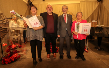 Ljiljana Kapović i Marica Juratovac dobile priznanja i plakete za 55 uspješnih darivanja krvi
